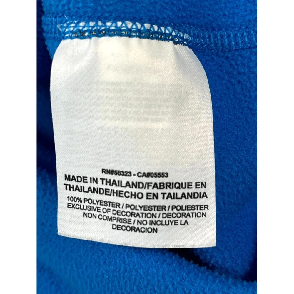 Nike Dri Fit Hoodie Mens Medium Blue Fleece‎ Full Zip Hooded Athletic Outdoor